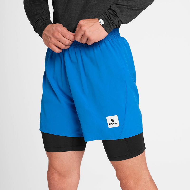 Saysky 2 in 1 Pace Shorts 5'' Bleu 220 OMRSH20C220