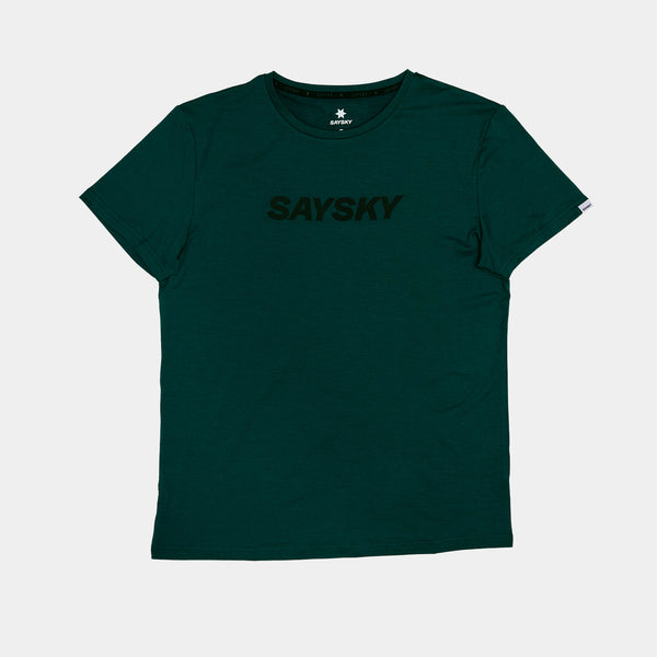 Saysky Logo Pace T-Shirt Vert 3010 OMRSS20C3010
