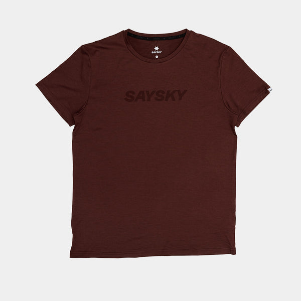 Saysky Logo Pace T-Shirt Rouge 5008 OMRSS20C5008