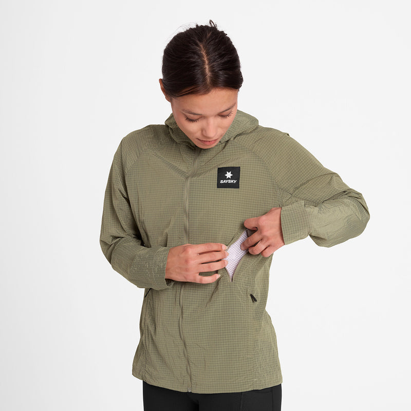 Saysky Clean Pace Shield Jacket Beige 802 OWRJA30C802