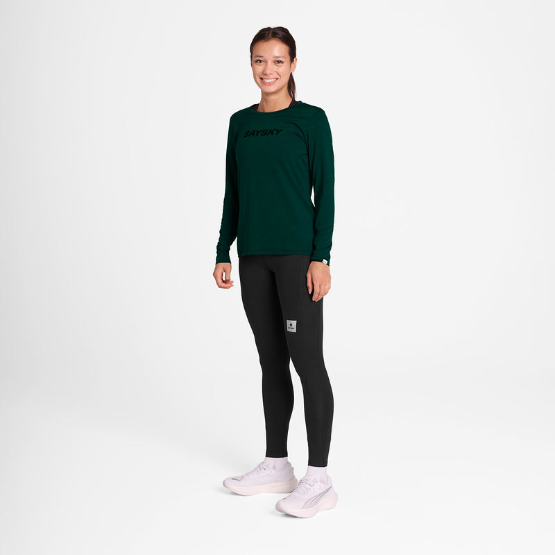 Saysky Logo Pace Long Sleeve Vert 3010 OWRLS20C3010