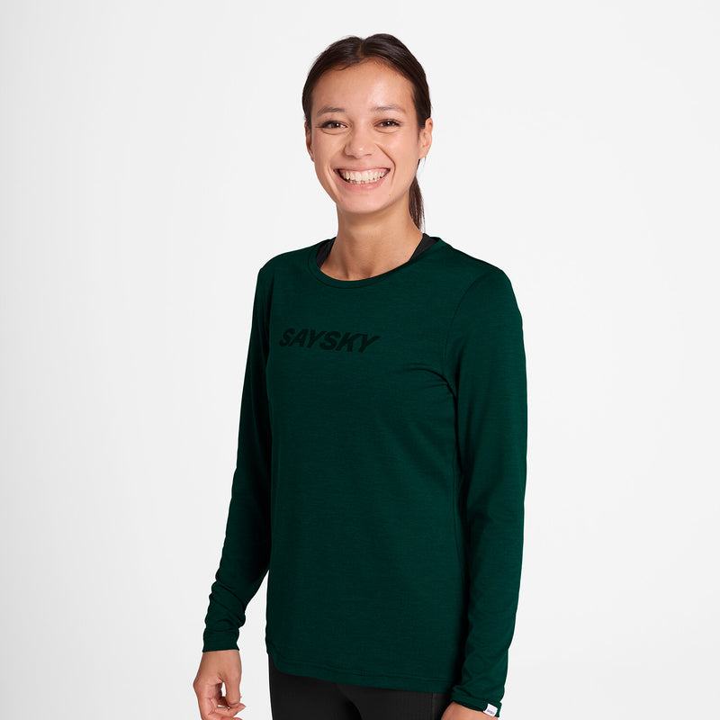 Saysky Logo Pace Long Sleeve Vert 3010 OWRLS20C3010