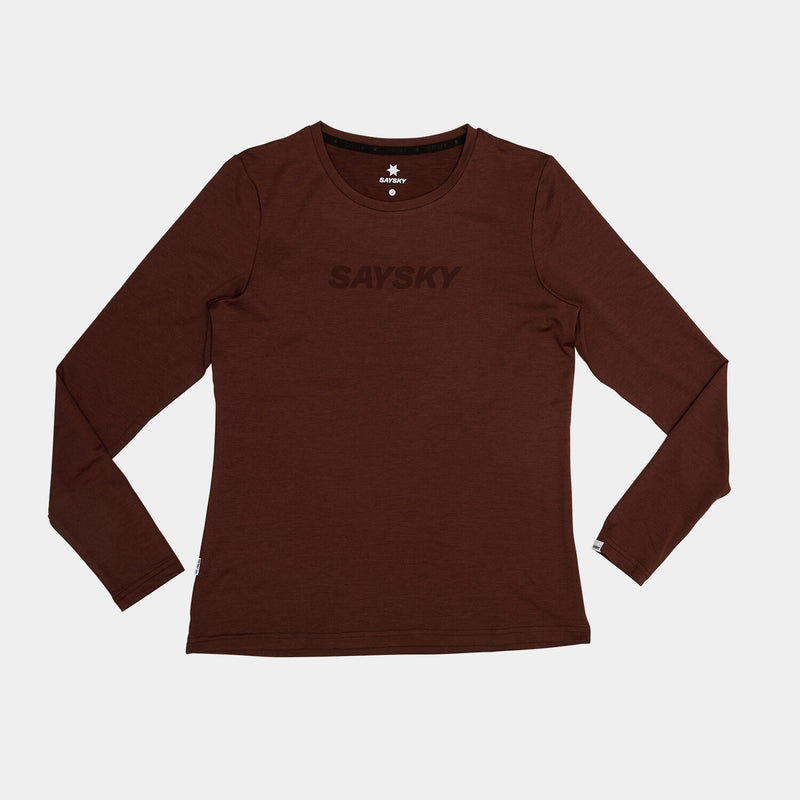 Saysky Logo Pace Long Sleeve Rouge 5008 OWRLS20C5008