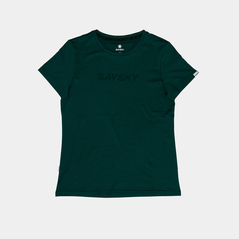 Saysky Logo Pace T-Shirt Vert 3010 OWRSS20C3010