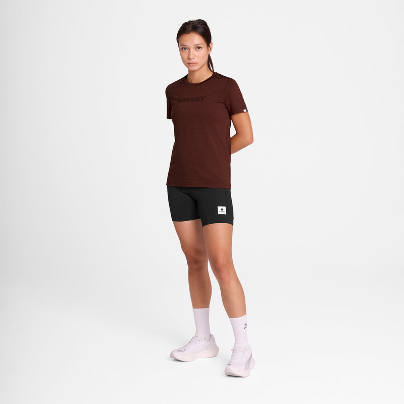 Saysky Logo Pace T-Shirt Rouge 5008 OWRSS20C5008