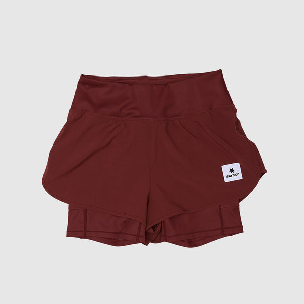 Saysky 2 in 1 Pace Shorts 3'' Rouge 509 OWRSH23C509
