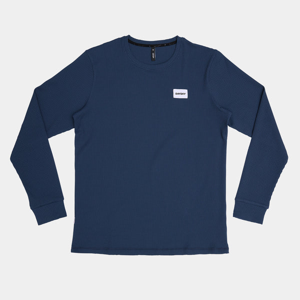Saysky Motion Waffle Long Sleeve Bleu 222 OMRLS52C222