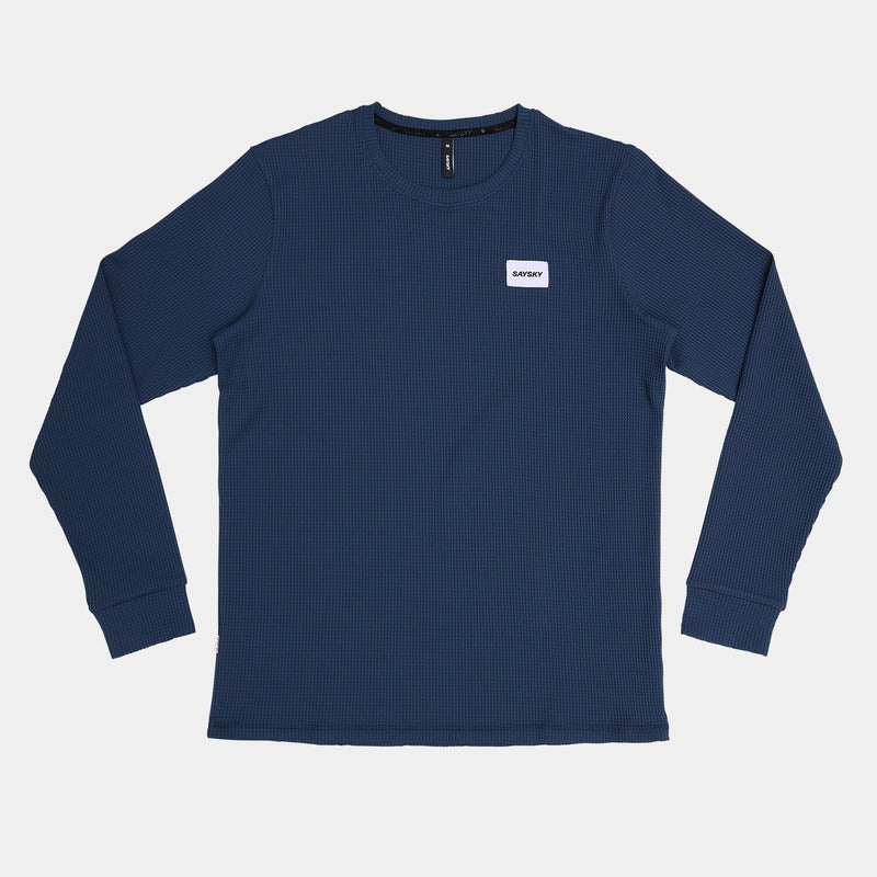 Saysky Motion Waffle Long Sleeve Bleu 222 OMRLS52C222
