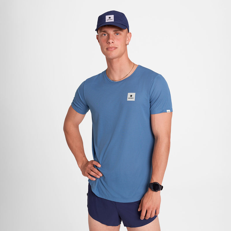 Saysky Reactive Flow T-shirt Bleu Reactive Lightning 1054 OMRSS60C1054