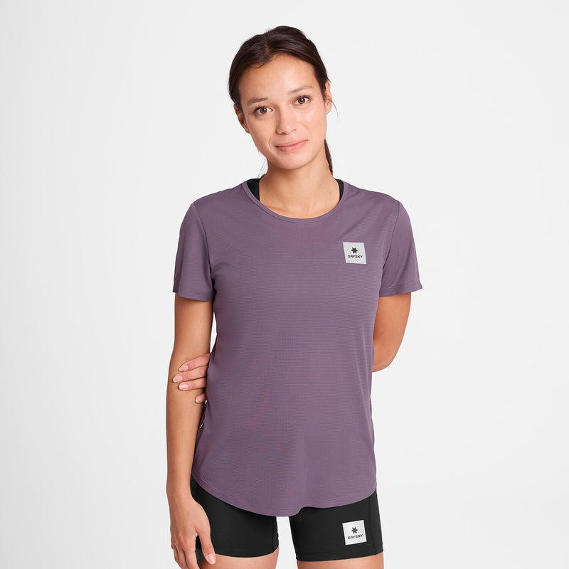 Saysky Reactive Flow T-shirt Violet AOP 1053 OWRSS60C1053