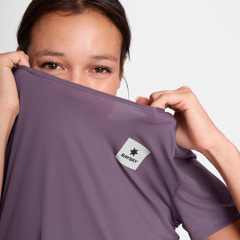 Saysky Reactive Flow T-shirt Violet AOP 1053 OWRSS60C1053