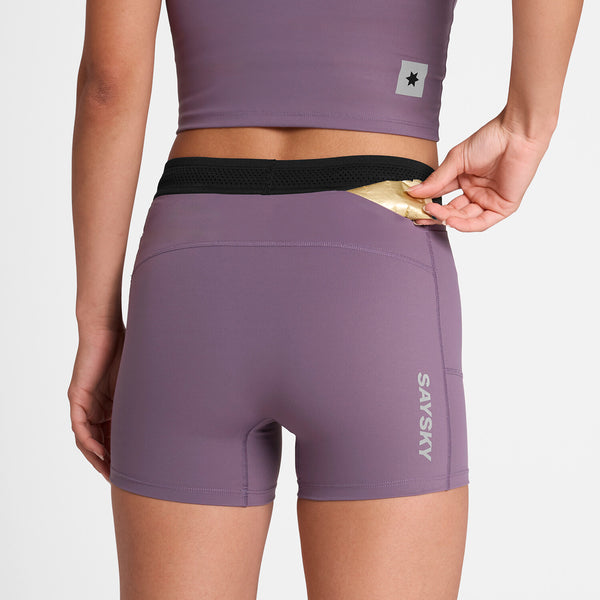 Saysky Flow+ Race Short Tights 4'' Violet 711 OWRST62C711