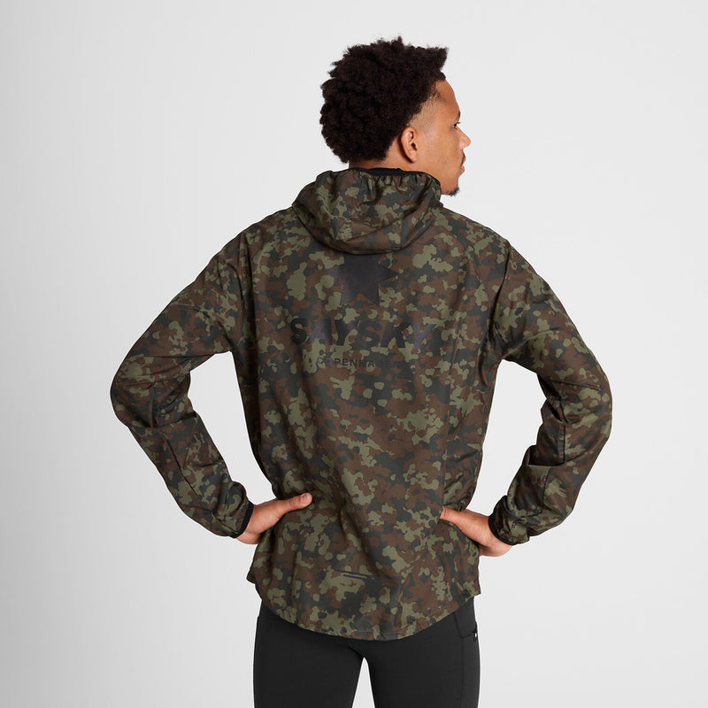 Saysky Camo Pace Jacket Marron Camo 1048 OMRJA22C1048