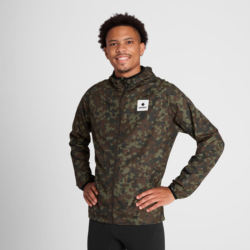 Saysky Camo Pace Jacket Marron Camo 1048 OMRJA22C1048