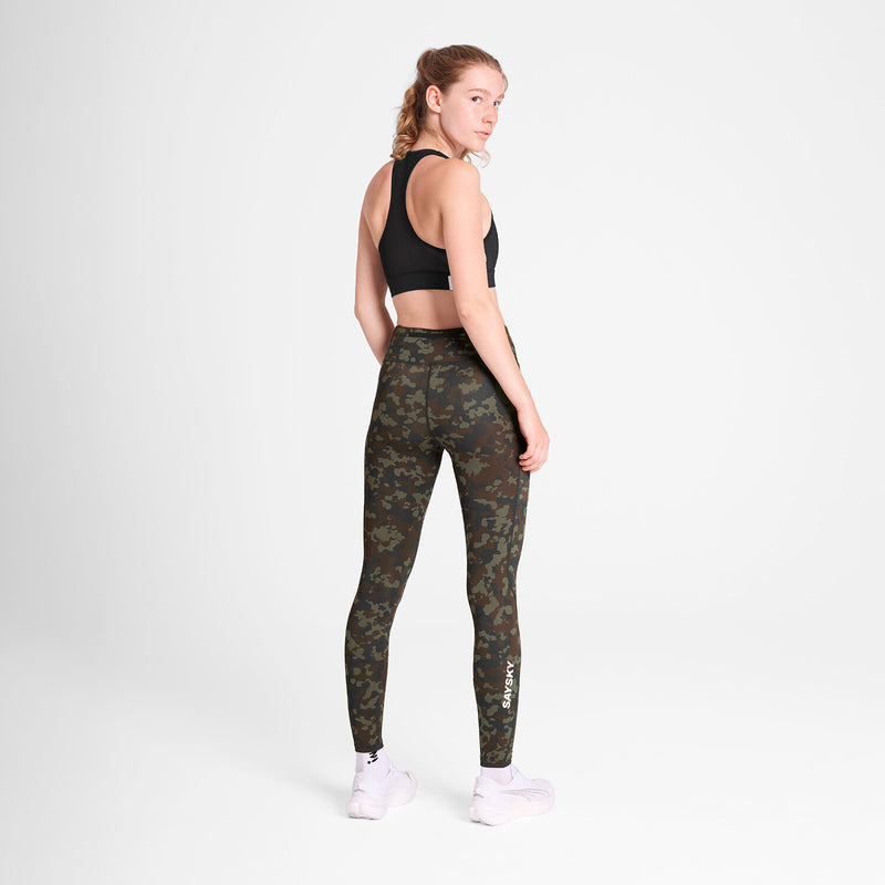 Saysky Camo Combat+ Tights Marron Camo 1048 OWRLT20C1048