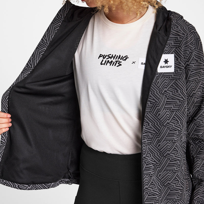 Saysky Reflective Blaze Jacket Noir Reflective Lightning 1050 OWRJA01C1050