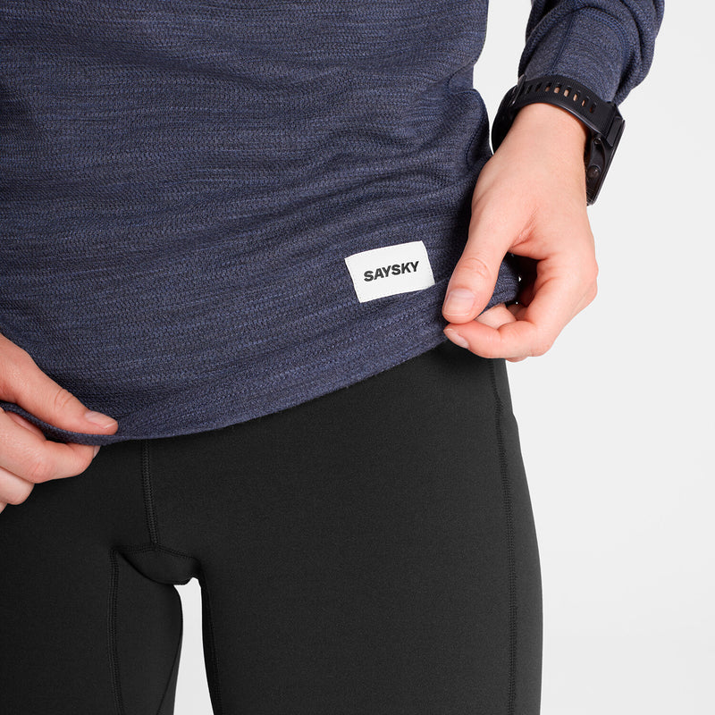 Saysky Merino 195 Blaze Long Sleeve Bleu 2016 OMRLS41C2016