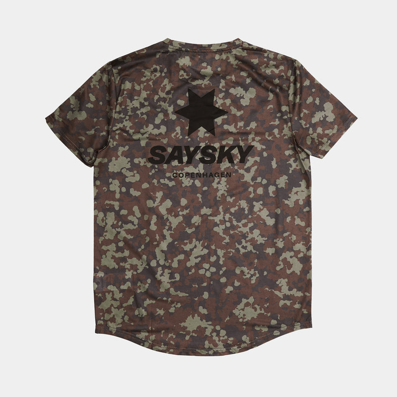 Saysky Camo Combat T-Shirt Marron Camo 1048 OMRSS31C1048