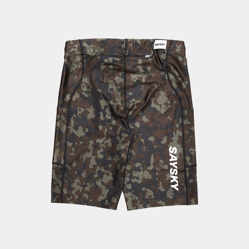 Saysky Camo Combat+ Short Tights 9" Marron Camo 1048 OMRST31C1048