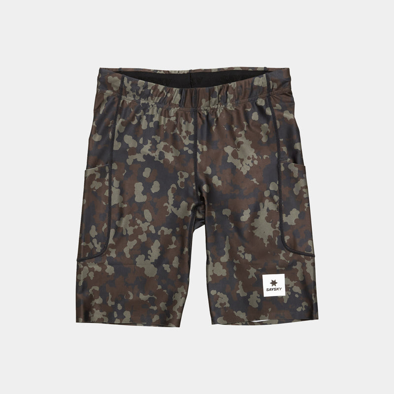 Saysky Camo Combat+ Short Tights 9" Marron Camo 1048 OMRST31C1048