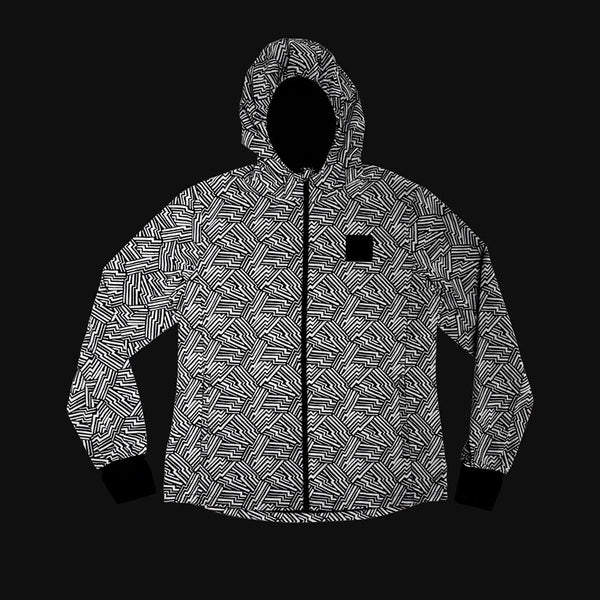 Saysky Reflective Blaze Jacket Noir Reflective Lightning 1050 OWRJA01C1050