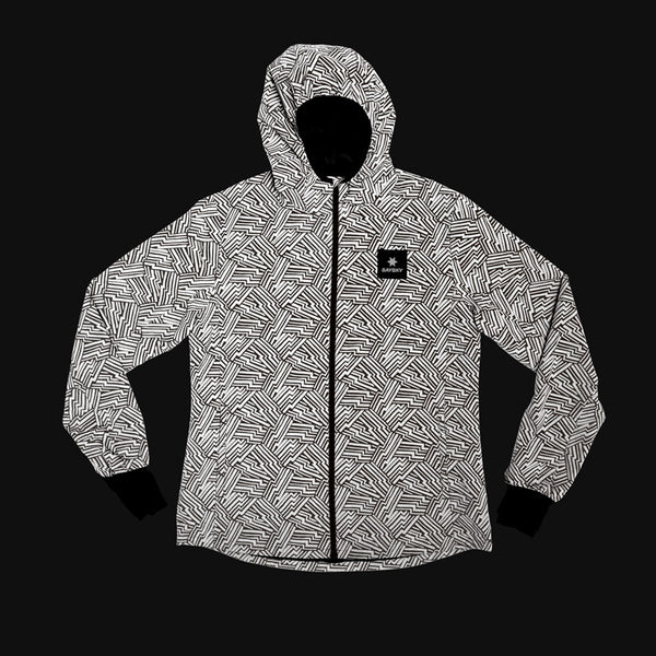 Saysky Reflective Blaze Jacket Orange Reflective Lightning 1051 OWRJA01C1051