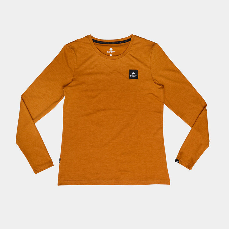 Saysky Reflective Logo Pace Long Sleeve Orange 4008 OWRLS20C4008