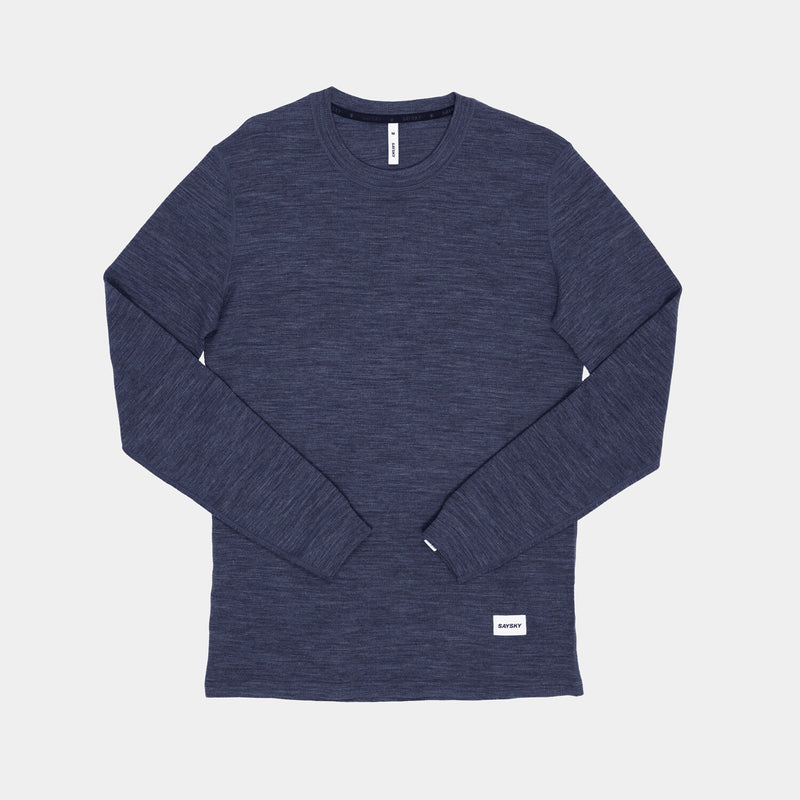 Saysky Merino 195 Blaze Long Sleeve Bleu 2016 OMRLS41C2016