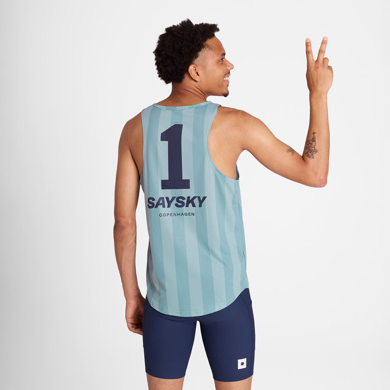 Saysky Combat Singlet Bleu Flower 1029 NMRSI31C007