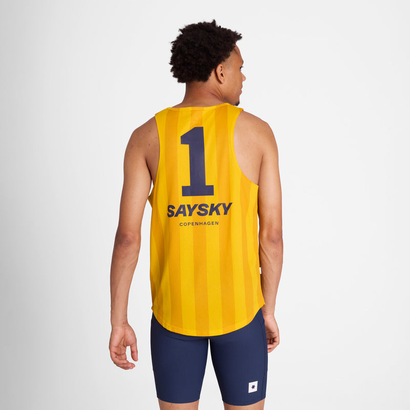 Saysky Combat Singlet Jaune Stripes 008 NMRSI31C008