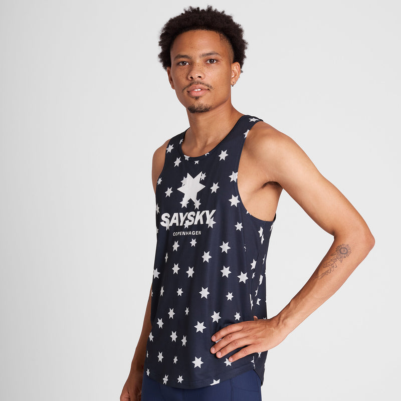 Saysky Star Combat Singlet Bleu/Blanc Stars 1028 NMRSI31C1028