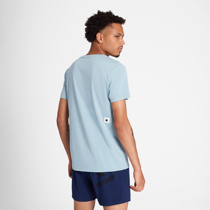 Saysky Logo Pace T-Shirt Bleu 2010 NMRSS20C2010