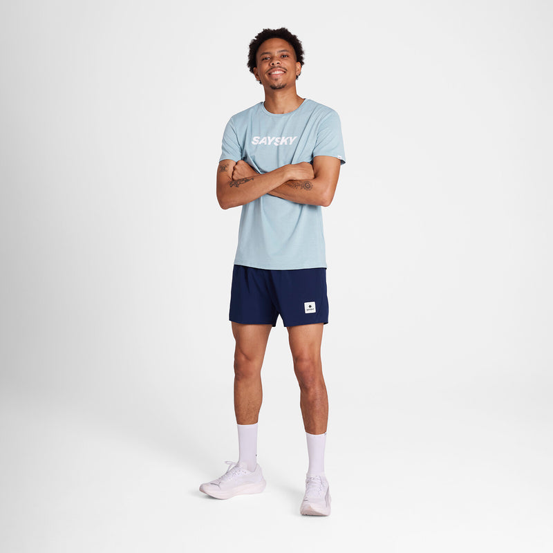 Saysky Logo Pace T-Shirt Bleu 2010 NMRSS20C2010