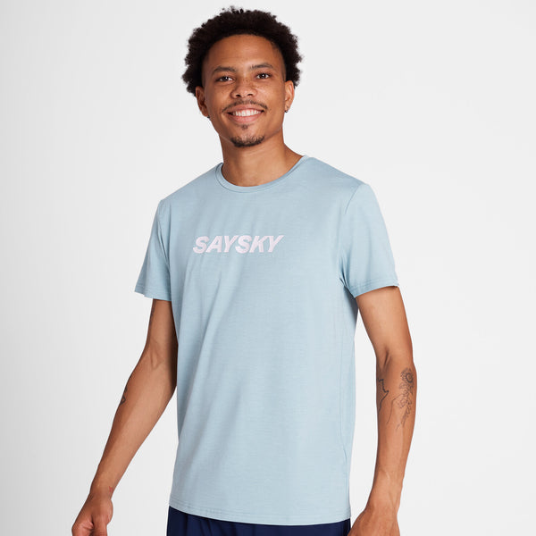 Saysky Logo Pace T-Shirt Bleu 2010 NMRSS20C2010