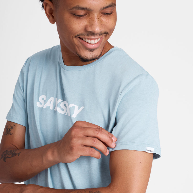 Saysky Logo Pace T-Shirt Bleu 2010 NMRSS20C2010