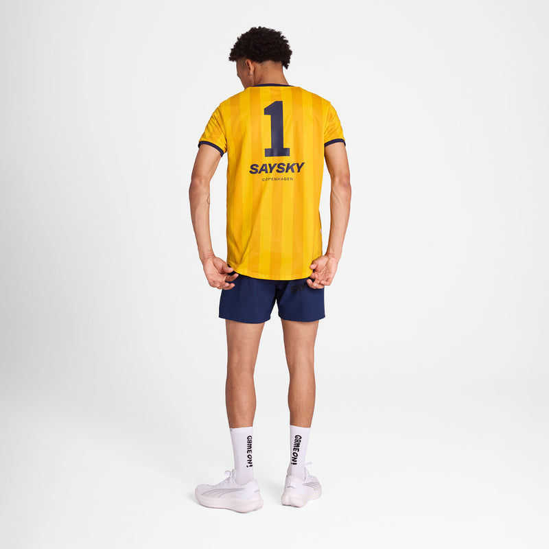 Saysky Combat T-shirt Jaune Stripes 008 NMRSS31C008