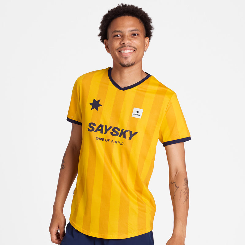 Saysky Combat T-shirt Jaune Stripes 008 NMRSS31C008