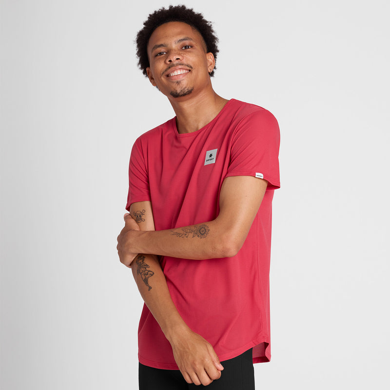 Saysky Reactive Flow T-shirt Rouge Reactive Flower 1037 NMRSS60C1037