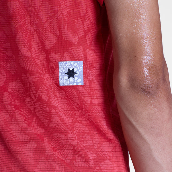 Saysky Reactive Flow T-shirt Rouge Reactive Flower 1037 NMRSS60C1037