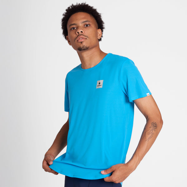 Saysky Reactive Flow T-shirt Bleu Reactive Flower 1045 NMRSS60C1045