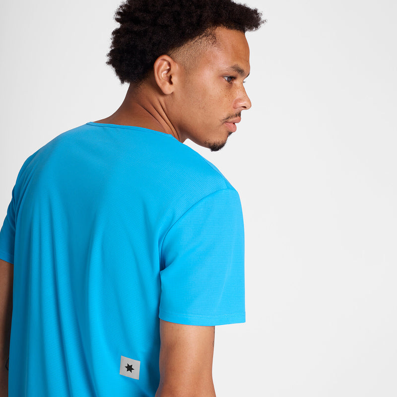 Saysky Reactive Flow T-shirt Bleu Reactive Flower 1045 NMRSS60C1045