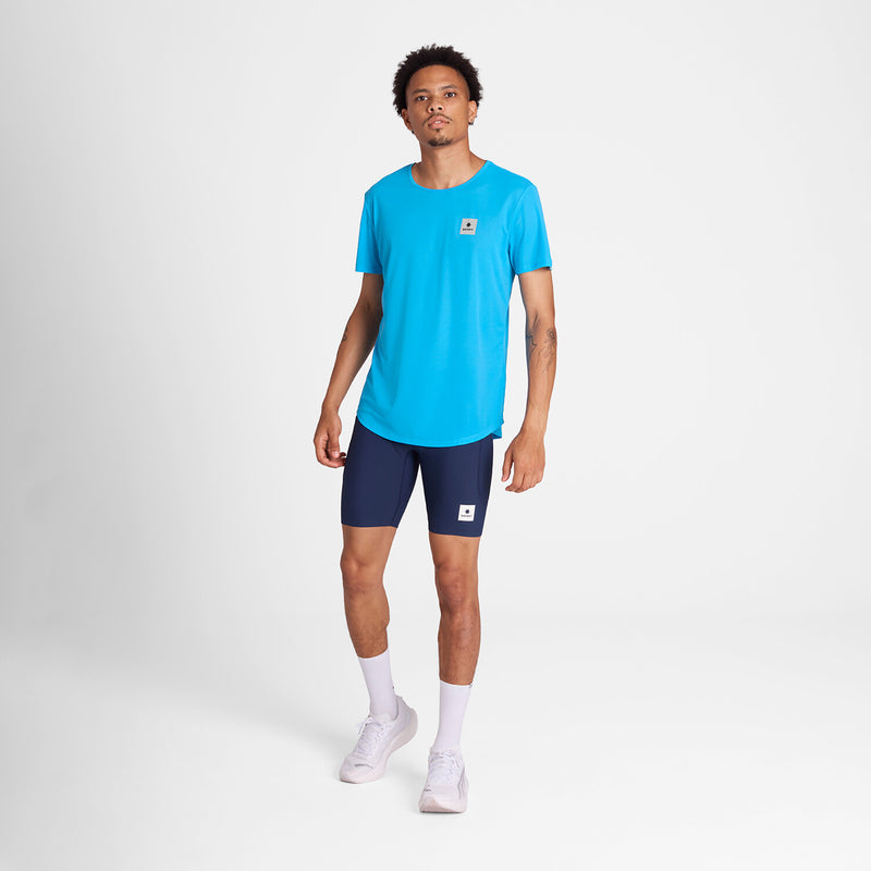 Saysky Reactive Flow T-shirt Bleu Reactive Flower 1045 NMRSS60C1045