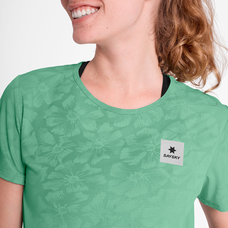 Saysky Reactive Flow T-shirt Vert Reactive Flower 1038 NWRSS60C1038