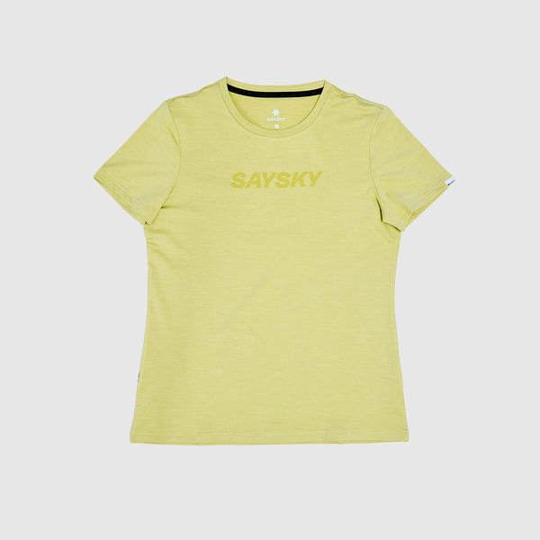Saysky Logo Pace T-Shirt Vert 3008 NWRSS20C3008