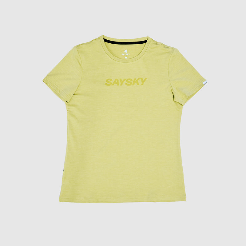 Saysky Logo Pace T-Shirt Vert 3008 NWRSS20C3008