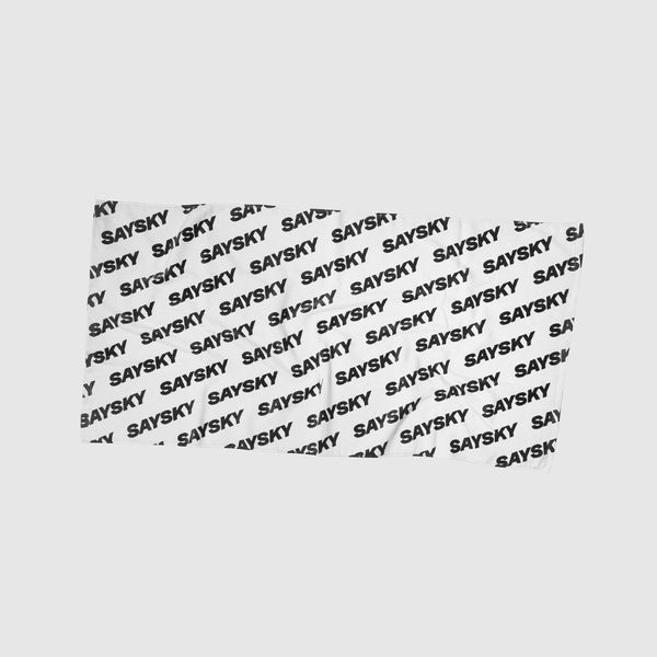 Saysky Logo Towel Blanc 101 IMATL03