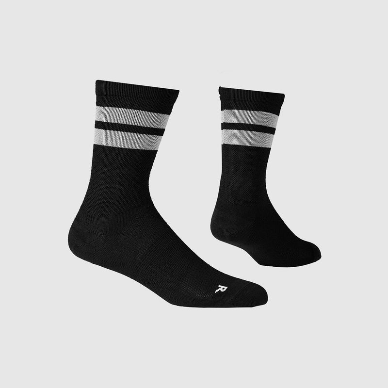 Saysky Merino Reflective High Socks Noir 901 IMRSO01