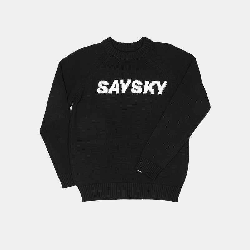 Saysky Everyday Heavy Knit Crewneck Noir 1002 LMLKW02C901