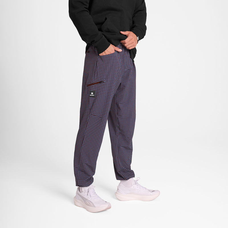 Saysky Motion Pants Bleu Houndstooth 1047 OMLPA51C1047