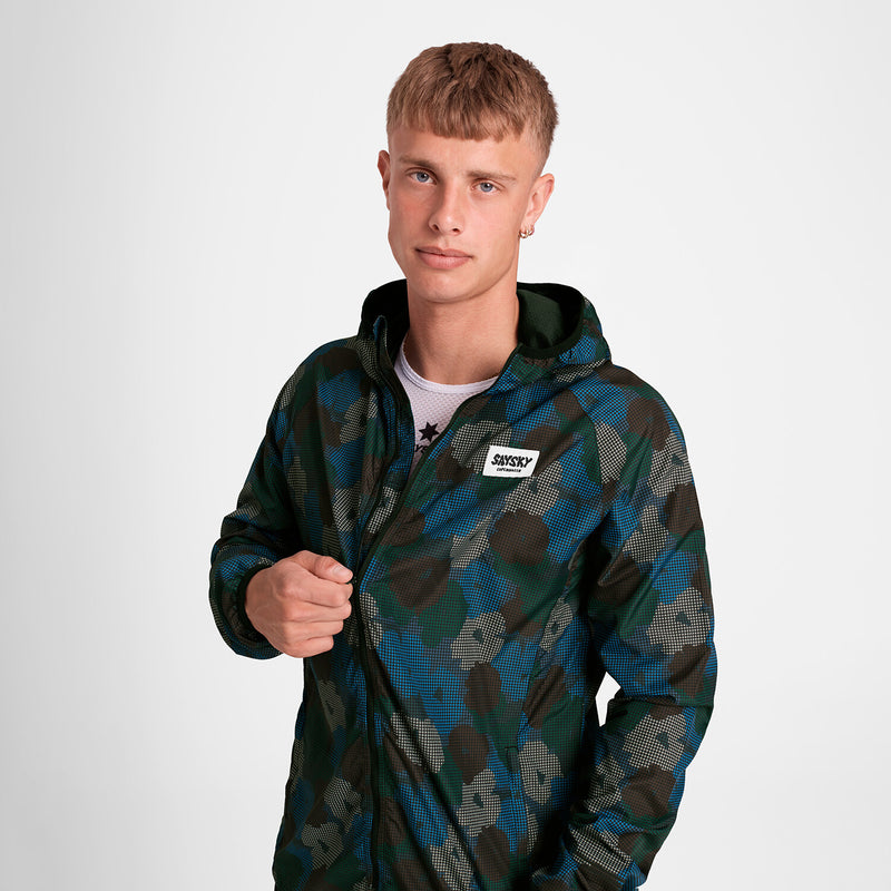 Saysky Flower Pace Jacket Bleu Flower Camo 1046 OMRJA22C1046